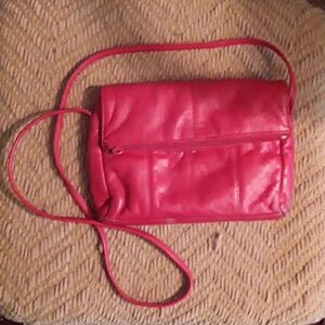 Vintage red leather  purse